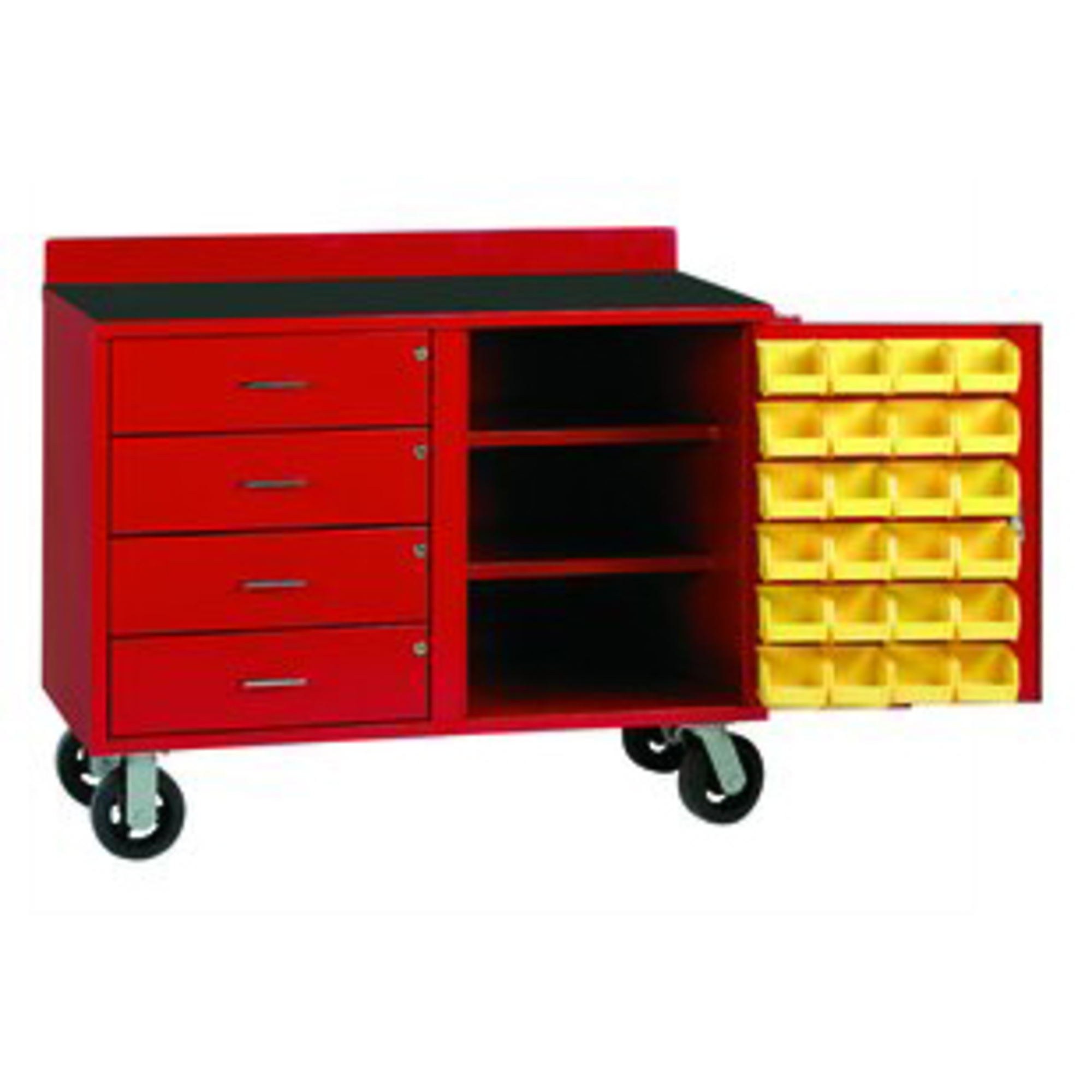 Valley Craft, Bin Organization Workbench, Width 51 in, Depth 20 in, Height 34 in, Model# F83893A1